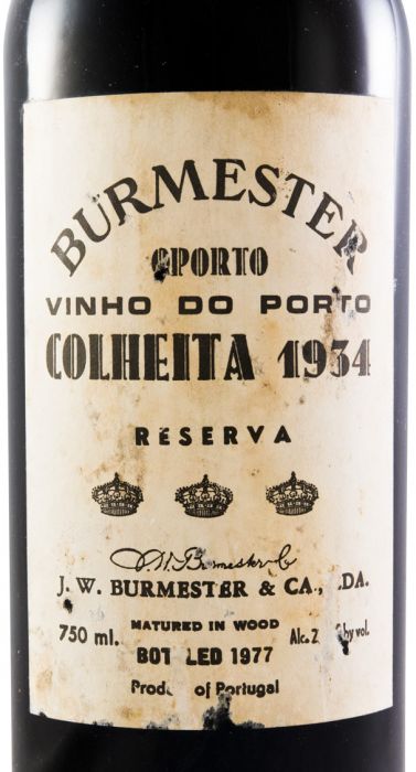1934 Burmester Colheita Porto