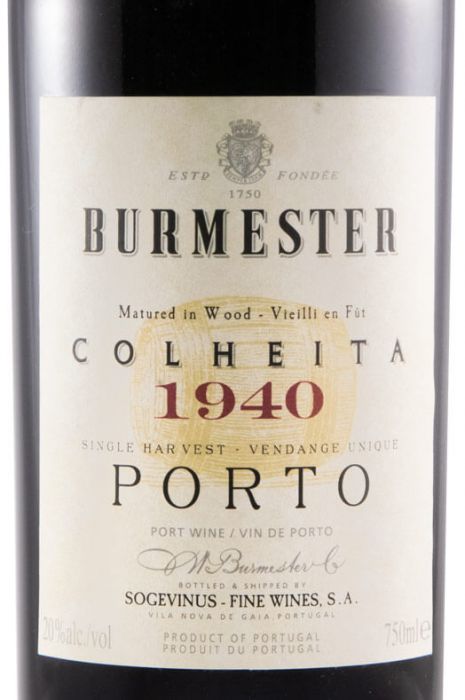 1940 Burmester Colheita Port