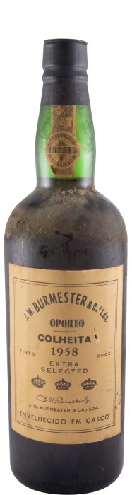 1958 Burmester Colheita Porto (rótulo antigo)