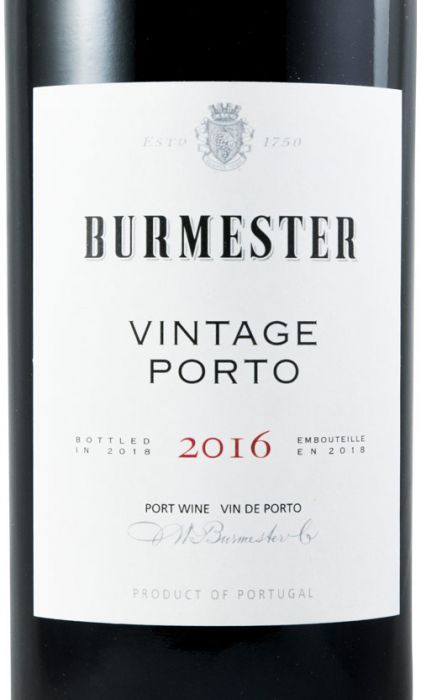 2016 Burmester Vintage Port