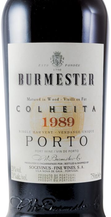 1989 Burmester Colheita Porto