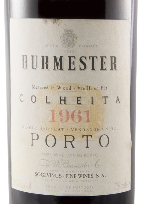 1961 Burmester Colheita Porto