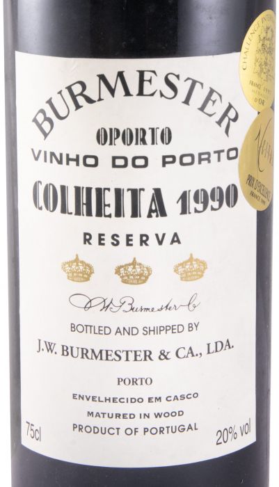 1990 Burmester Colheita Reserva Porto