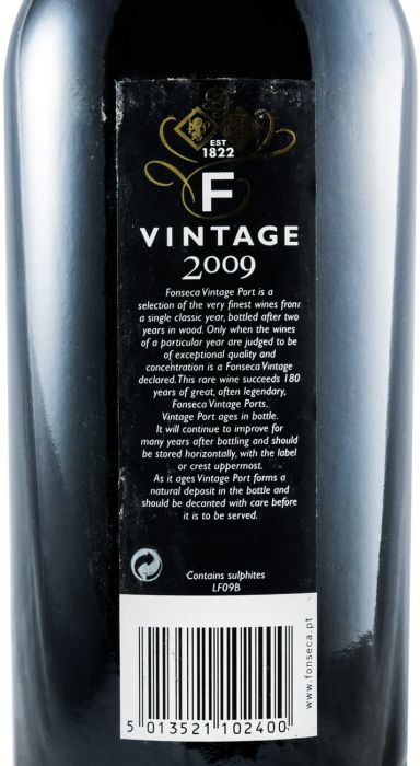 2009 Fonseca Vintage Porto