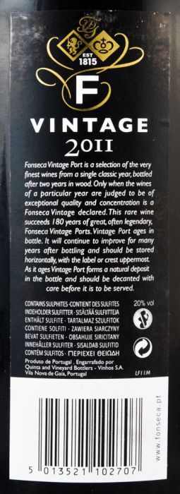 2011 Fonseca Vintage Port 1.5L