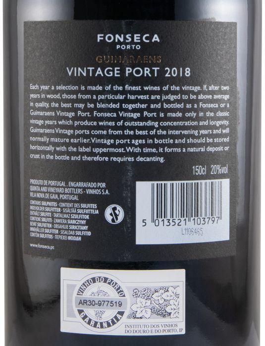 2018 Fonseca Vintage Porto 1,5L