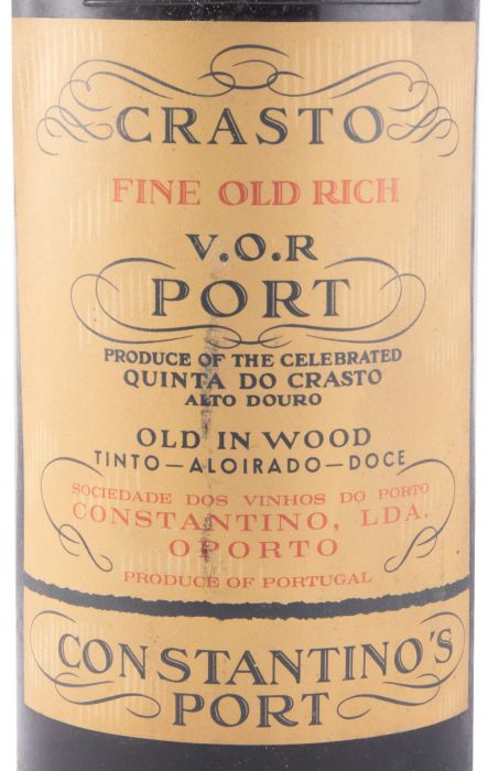Constantino's Quinta do Crasto V.O.R. Fine Old Rich Porto