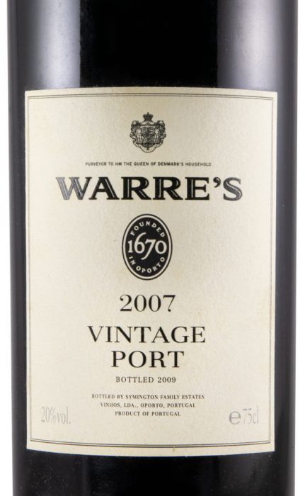 2007 Warre's Vintage Port