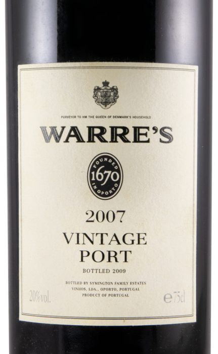 2007 Warre's Vintage Porto