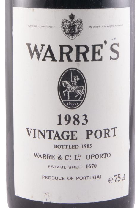 1983 Warre's Vintage Port