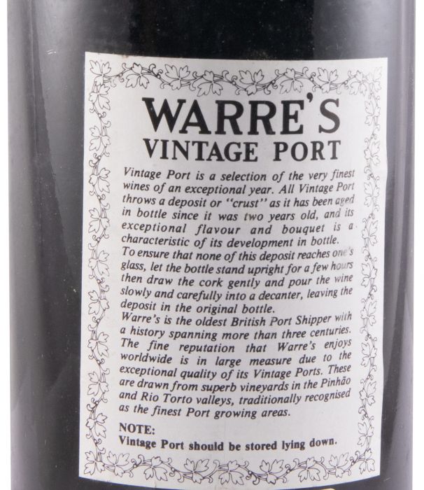1983 Warre's Vintage Port