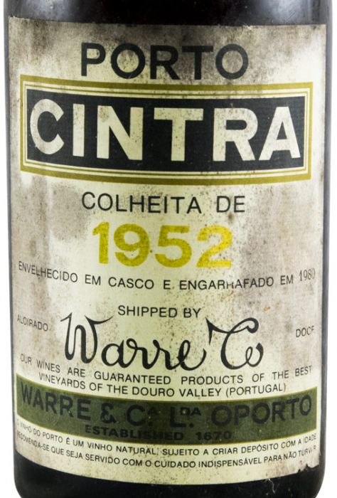 1952 Warre's Cintra Colheita Port