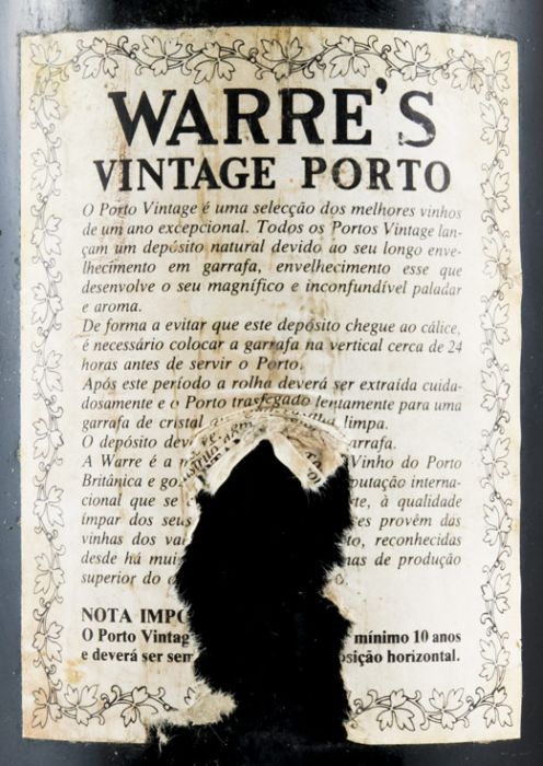 1977 Warre's Vintage Porto