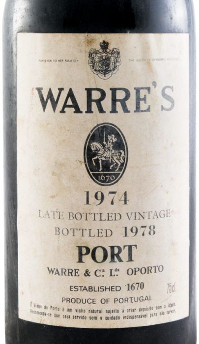 1974 Warre's LBV Porto (engarrafado em 1978)