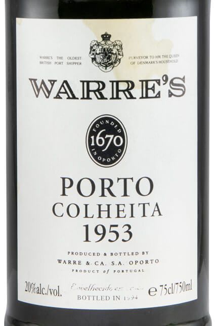 1953 Warre's Colheita Porto