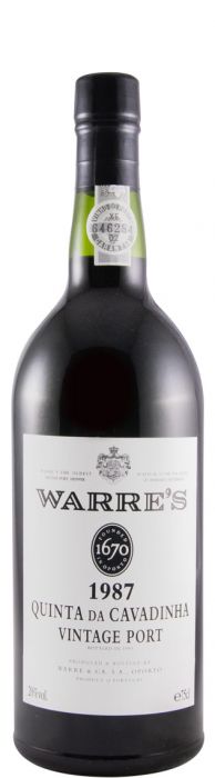 1987 Warre's Quinta Cavadinha Vintage Porto