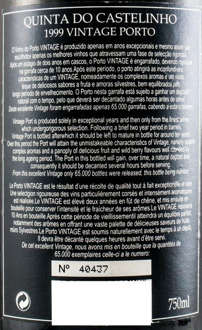 1999 Quinta do Castelinho Vintage Porto