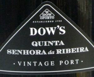 2008 Dow's Quinta Senhora da Ribeira Vintage Porto