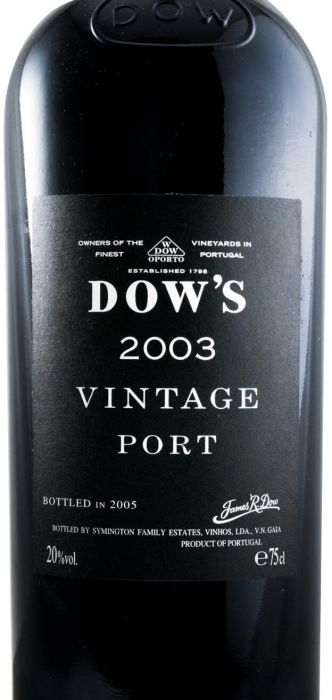 2003 Dow's Vintage Port