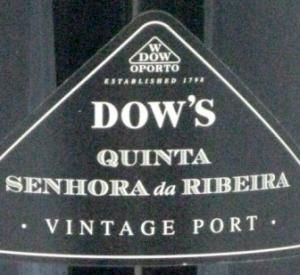 2001 Dow's Quinta Senhora da Ribeira Vintage Porto