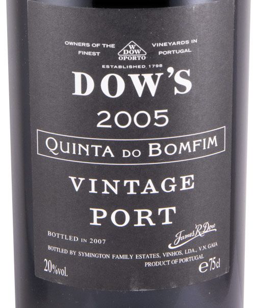 2005 Dow's Vintage Quinta do Bomfim Porto