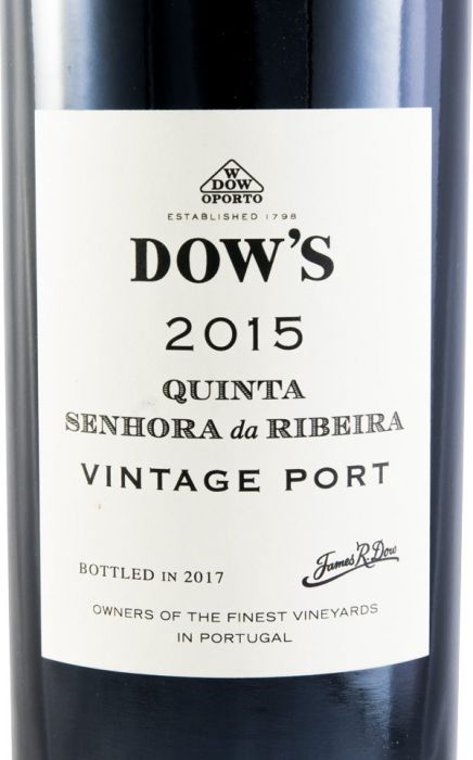 2015 Dow's Quinta Senhora da Ribeira Vintage Port