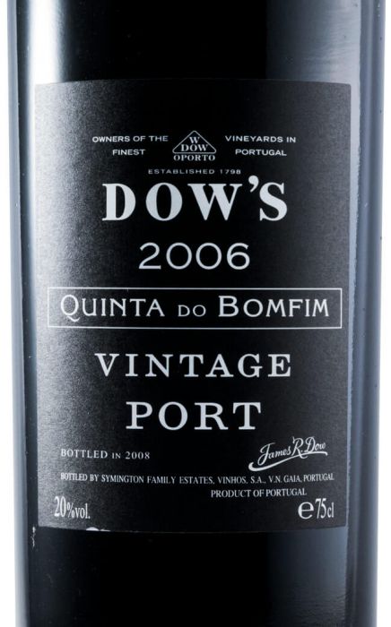 2006 Dow's Quinta do Bomfim Vintage Port