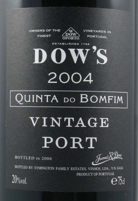 2004 Dow's Quinta do Bomfim Vintage Porto