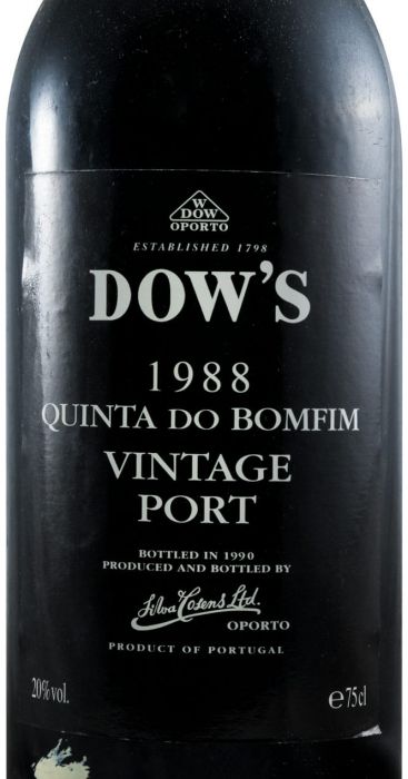 1988 Dow's Vintage Quinta do Bomfim Porto