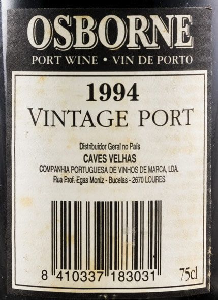 1994 Osborne Vintage Port