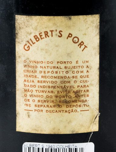 1940 Gilbert's Colheita Port