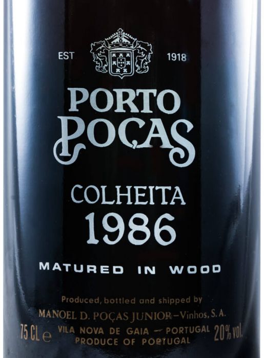1986 Poças Colheita Port