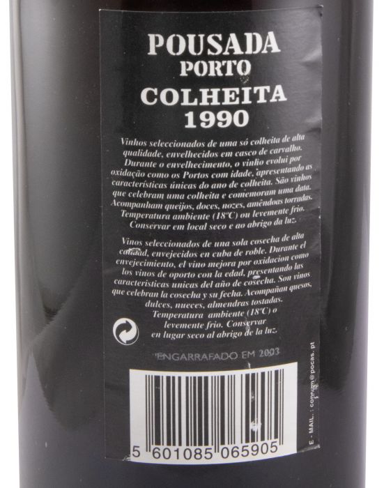 1990 Poças Pousada Colheita Port