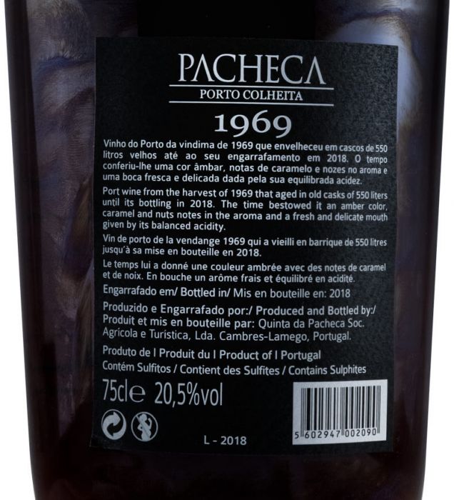 1969 Quinta da Pacheca Colheita Port