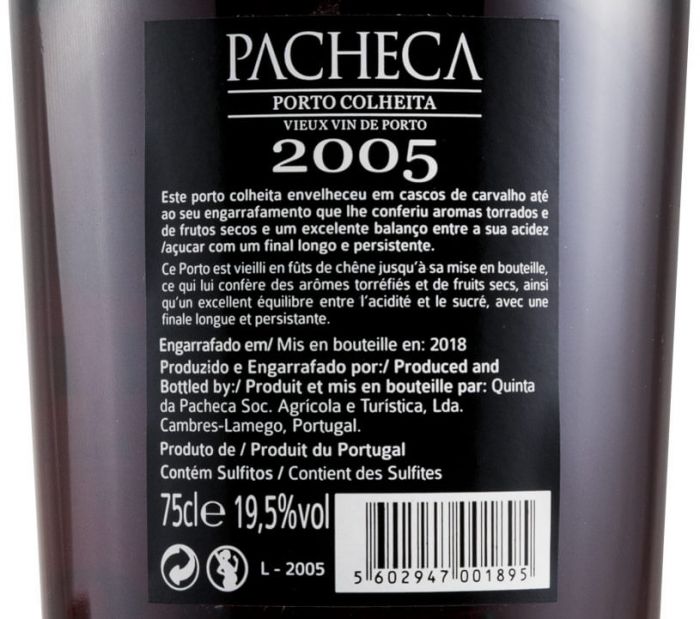 2005 Quinta da Pacheca Colheita Porto
