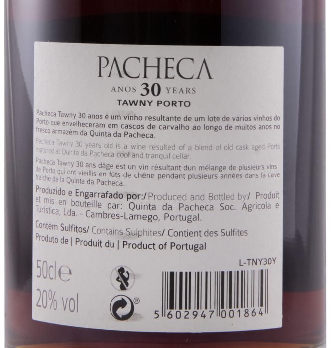 Pacheca 30 anos Porto 50cl