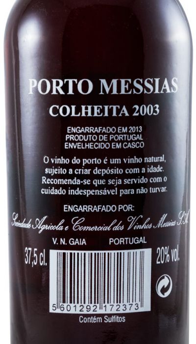 2003 Messias Colheita Porto 37,5cl