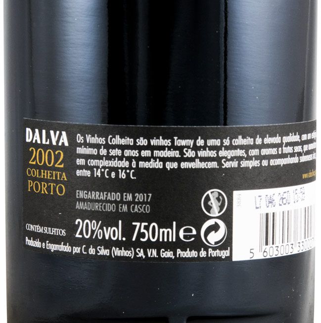 2002 Dalva Colheita Port