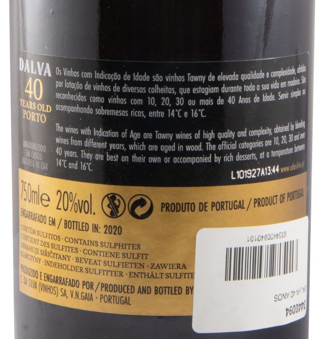 Dalva 40 years Port