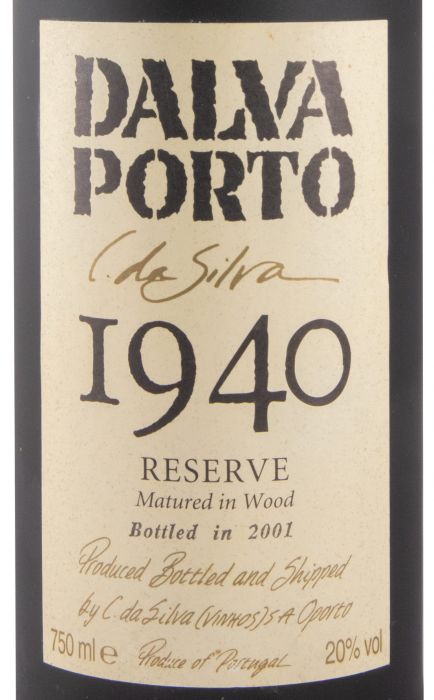 1940 Dalva Colheita Port (bottled in 2001)