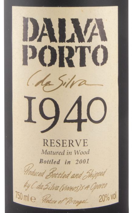 1940 Dalva Colheita Porto (engarrafado em 2001)