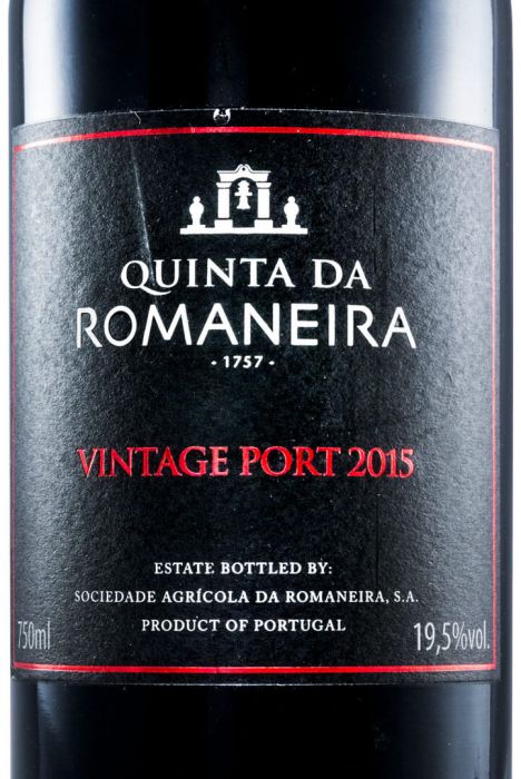 2015 Quinta da Romaneira Vintage Port