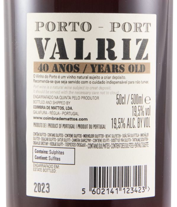 Valriz 40 anos Porto 50cl