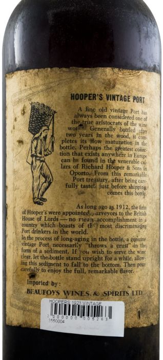 1923 Hooper's Vintage Porto