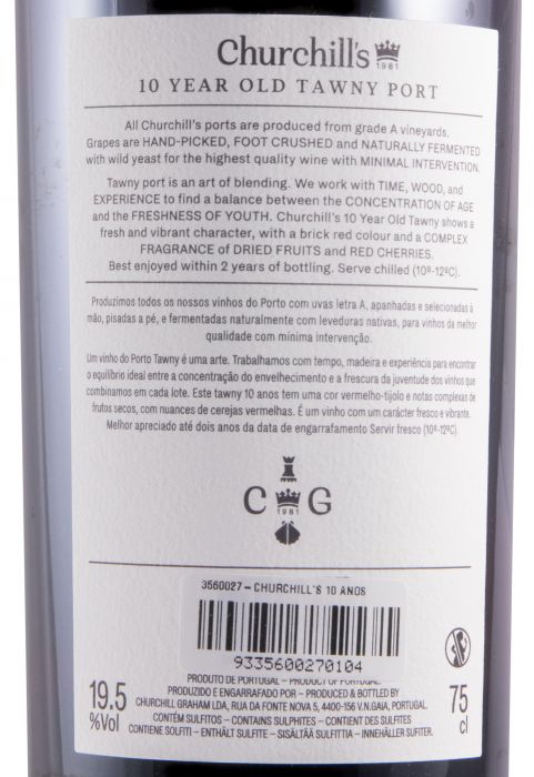 Churchill's 10 anos Porto