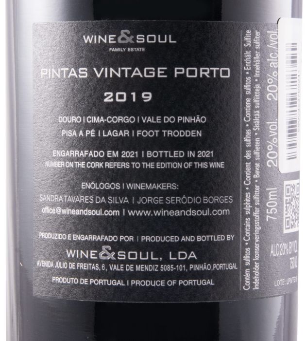 2019 Pintas Vintage Port