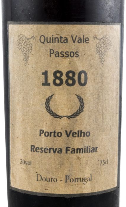 1880 Quinta Valle de Passos Reserva Particular Port