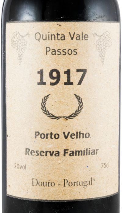 キンタ・ヴァレ・デ・パソス ポート 1917年