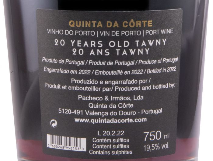 Quinta da Côrte 20 years Port