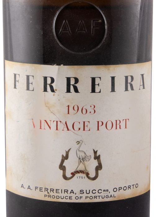1963 Ferreira Vintage Port (damaged seal)